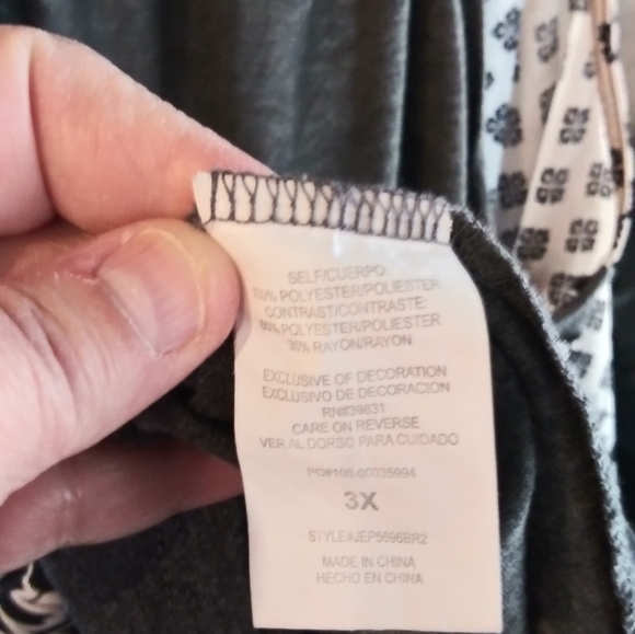 Jolt Plus Mixed Media Tank Top 3x - Picture 7 of 7